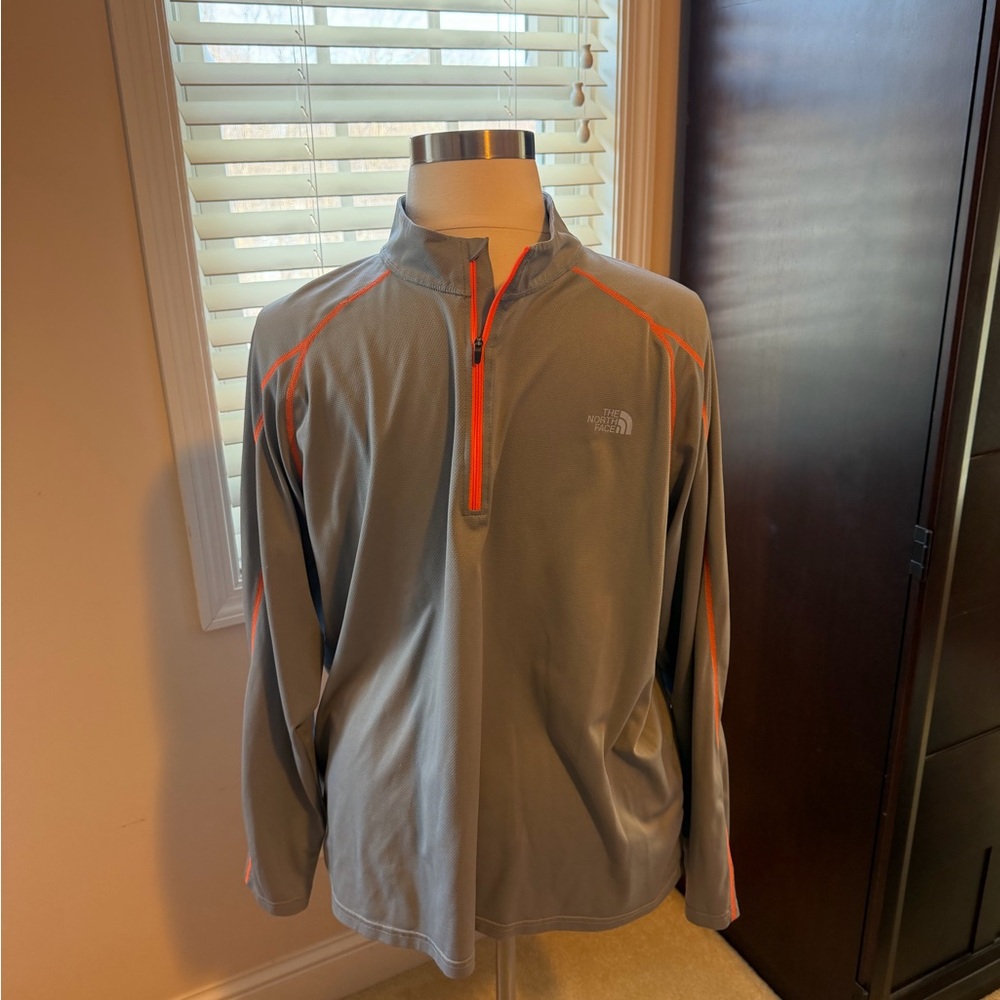 The North Face Men's Performance Jacket in Gray and Orange